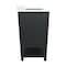 Flash Furniture Vega 42 Inch Vanity w/Sink, Storage Cabinet w/Soft Close Doors, Open Shelf and 3 Drawers, Black FS-VEGA42-BK-GG - alternate 3